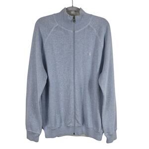 Polo Ralph Lauren Blue Lable Light Blue Full Zip Men's Tight Knit Jacket M